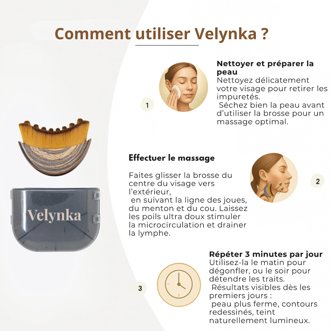 Brosse de soin du visage Velynka