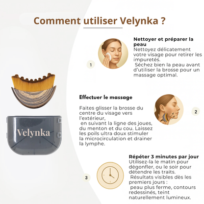 Brosse de soin du visage Velynka